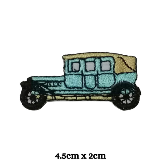 Classic Vintage Car Embroidery Iron-On Patches for Clothing Sew-On Applique for DIY Crafts Denim Jackets Jeans Backpacks