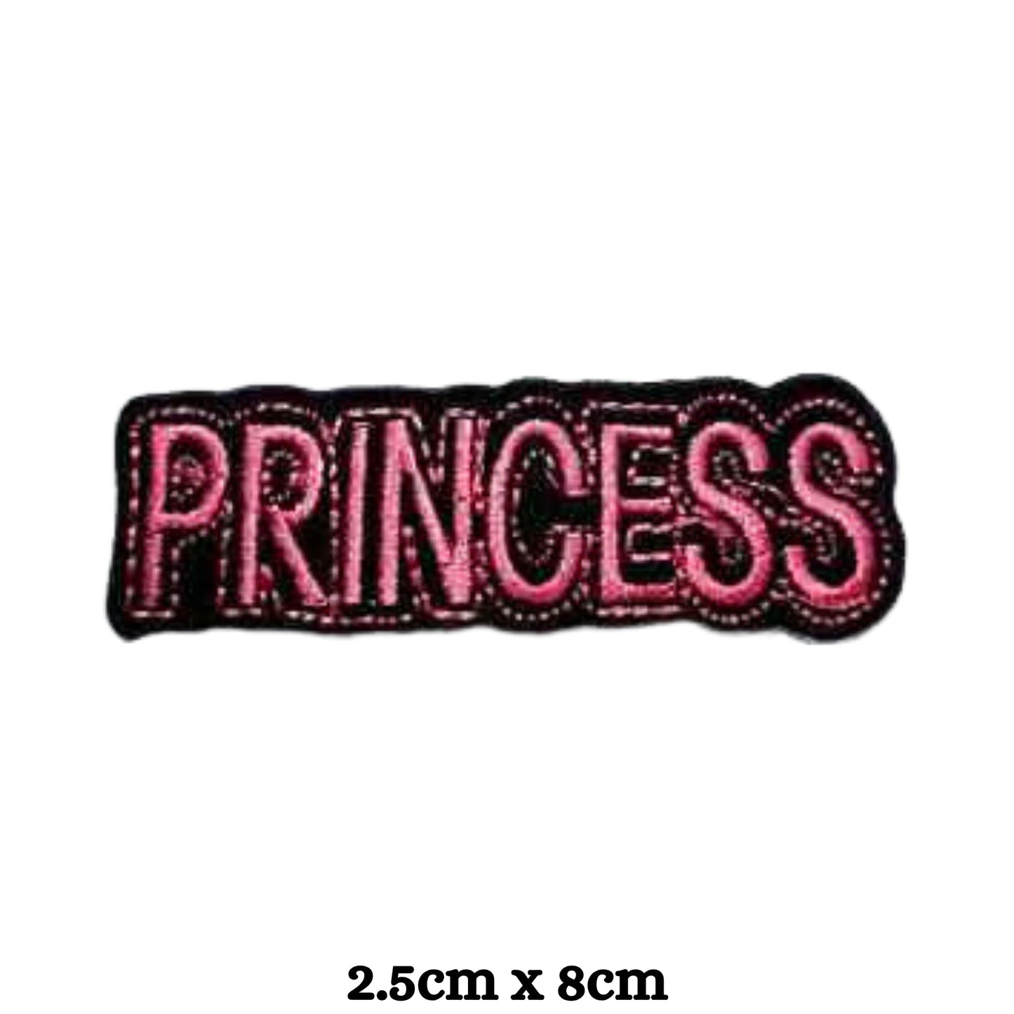 Princess Kids Embroidery Iron-On Patches for Clothing Sew-On Applique for DIY Crafts Denim Jackets Jeans Backpacks