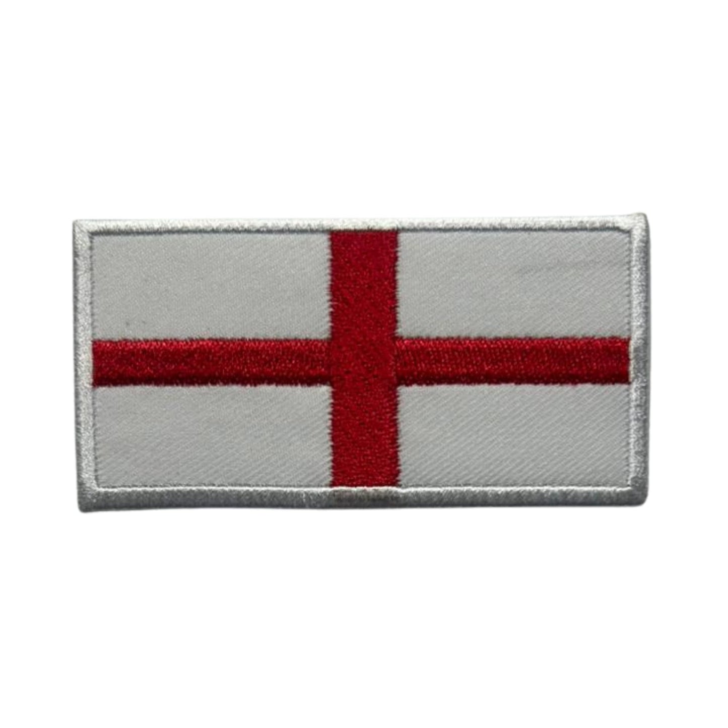 UK and England National Flag Embroidered Patches – Iron On/Sew On Badge in Different Shapes and Various Sizes for Jackets, Backpacks, Hats and DIY Crafts.