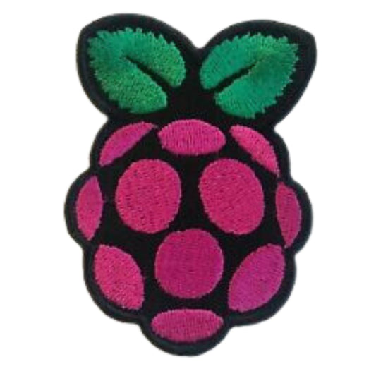 Fruit Berry Raspberry Embroidery Iron-On Patches for Clothing Sew-On Applique for DIY Crafts Denim Jackets Jeans Backpacks