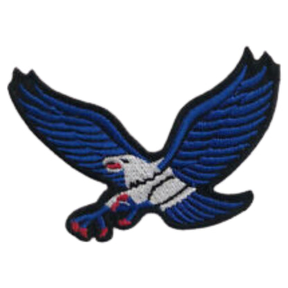 Flying Hunting Eagle Embroidery Iron-On Patches for Clothing Sew-On Applique for DIY Crafts Denim Jackets Jeans Backpacks