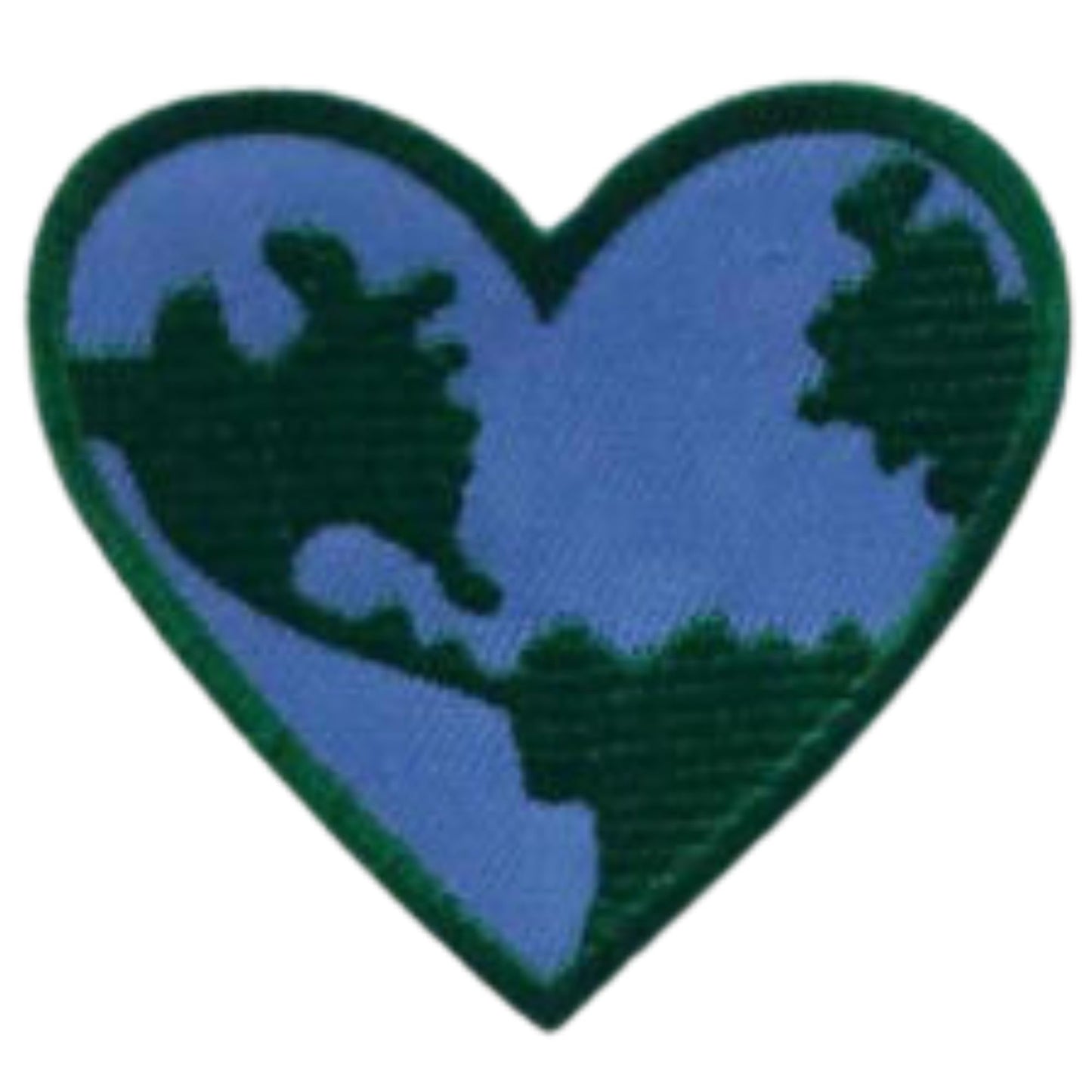 Colourful Heart Embroidery Iron-On Patches for Clothing Sew-On Applique for DIY Crafts Denim Jackets Jeans Backpacks