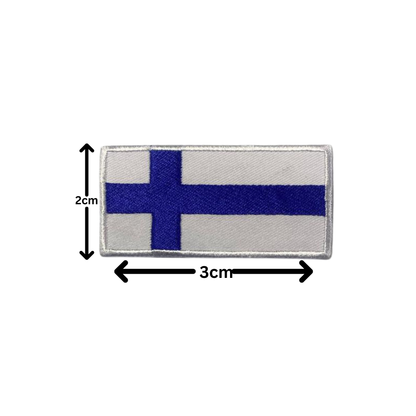 All Country Flag Patches (3 × 2 cm), Embroidered Iron-On/Sew On National Flags, Badge Traveler Gift Patch for Jacket, Backpack, Hat DIY Craft