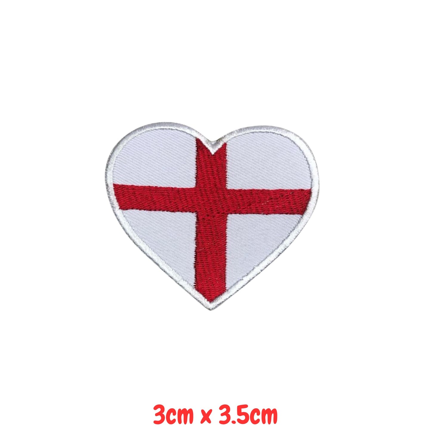UK and England National Flag Embroidered Patches – Iron On/Sew On Badge in Different Shapes and Various Sizes for Jackets, Backpacks, Hats and DIY Crafts.