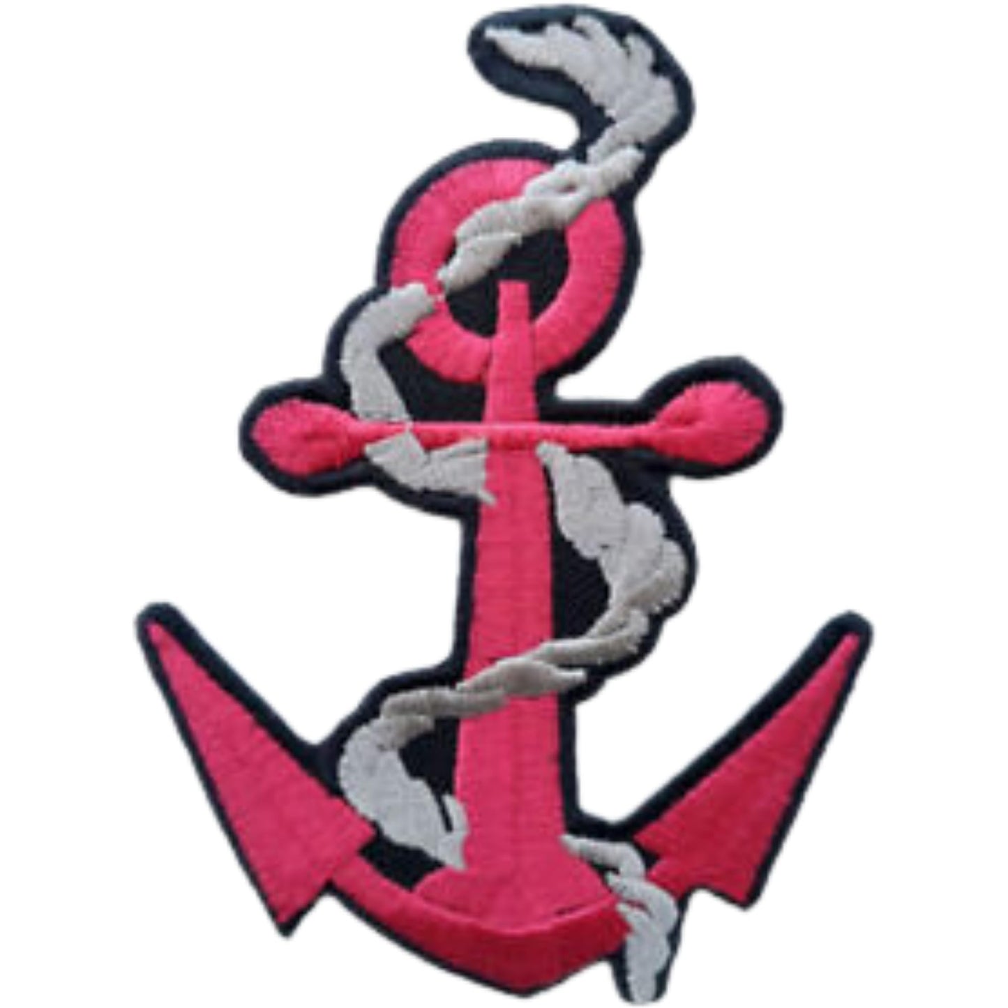 Anchor Logo Ship Embroidery Iron-On Patches for Clothing Sew-On Applique for DIY Crafts Denim Jackets Jeans Backpacks