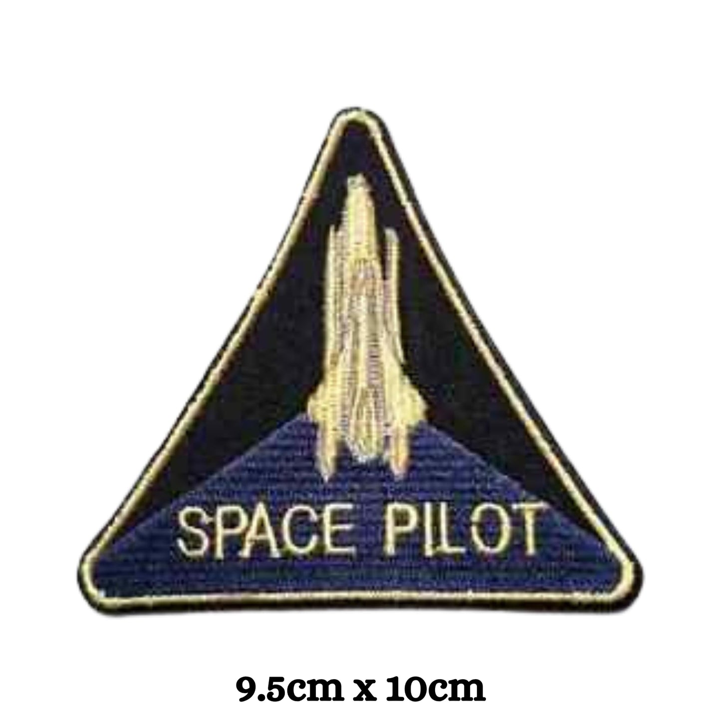 Space Pilot Embroidery Iron-On Patches for Clothing Sew-On Applique for DIY Crafts Denim Jackets Jeans Backpacks