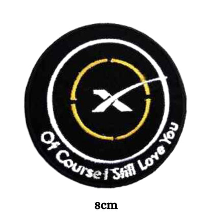 of Course I Still Love You Embroidery Iron-On Patches for Clothing Sew-On Applique for DIY Crafts Denim Jackets Jeans Backpacks