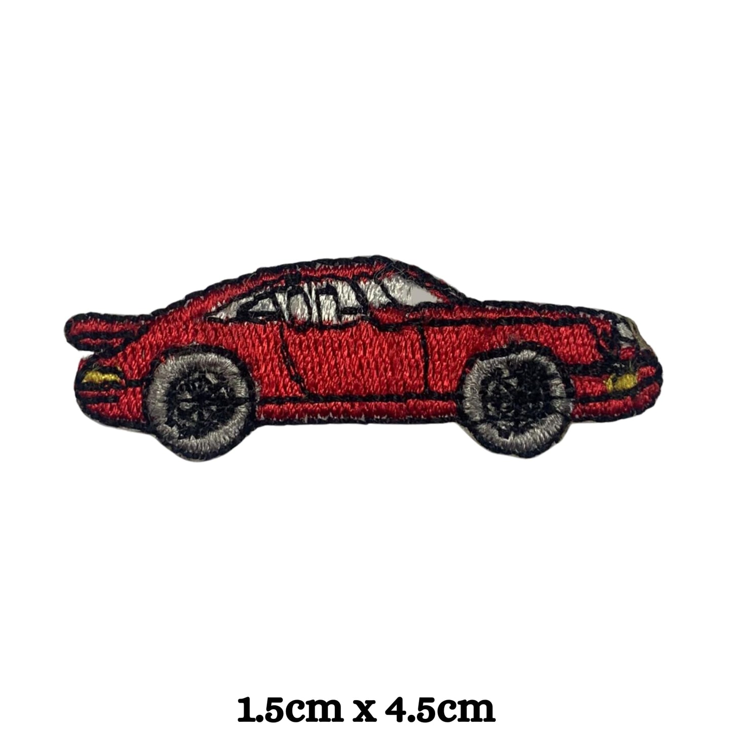 Sports Car Embroidery Iron-On Patches for Clothing Sew-On Applique for DIY Crafts Denim Jackets Jeans Backpacks