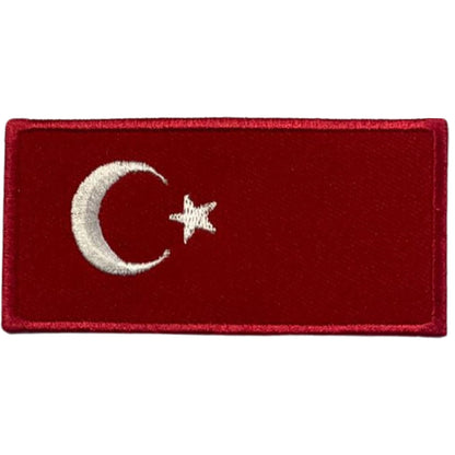 All Country Flag Patches (3 × 2 cm), Embroidered Iron-On/Sew On National Flags, Badge Traveler Gift Patch for Jacket, Backpack, Hat DIY Craft (T-Z)