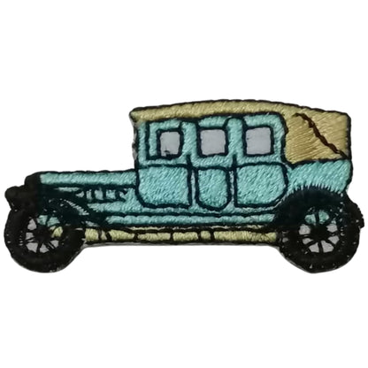 Classic Vintage Car Embroidery Iron-On Patches for Clothing Sew-On Applique for DIY Crafts Denim Jackets Jeans Backpacks