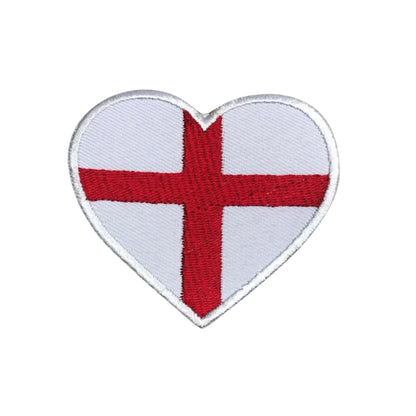 UK and England National Flag Embroidered Patches – Iron On/Sew On Badge in Different Shapes and Various Sizes for Jackets, Backpacks, Hats and DIY Crafts.