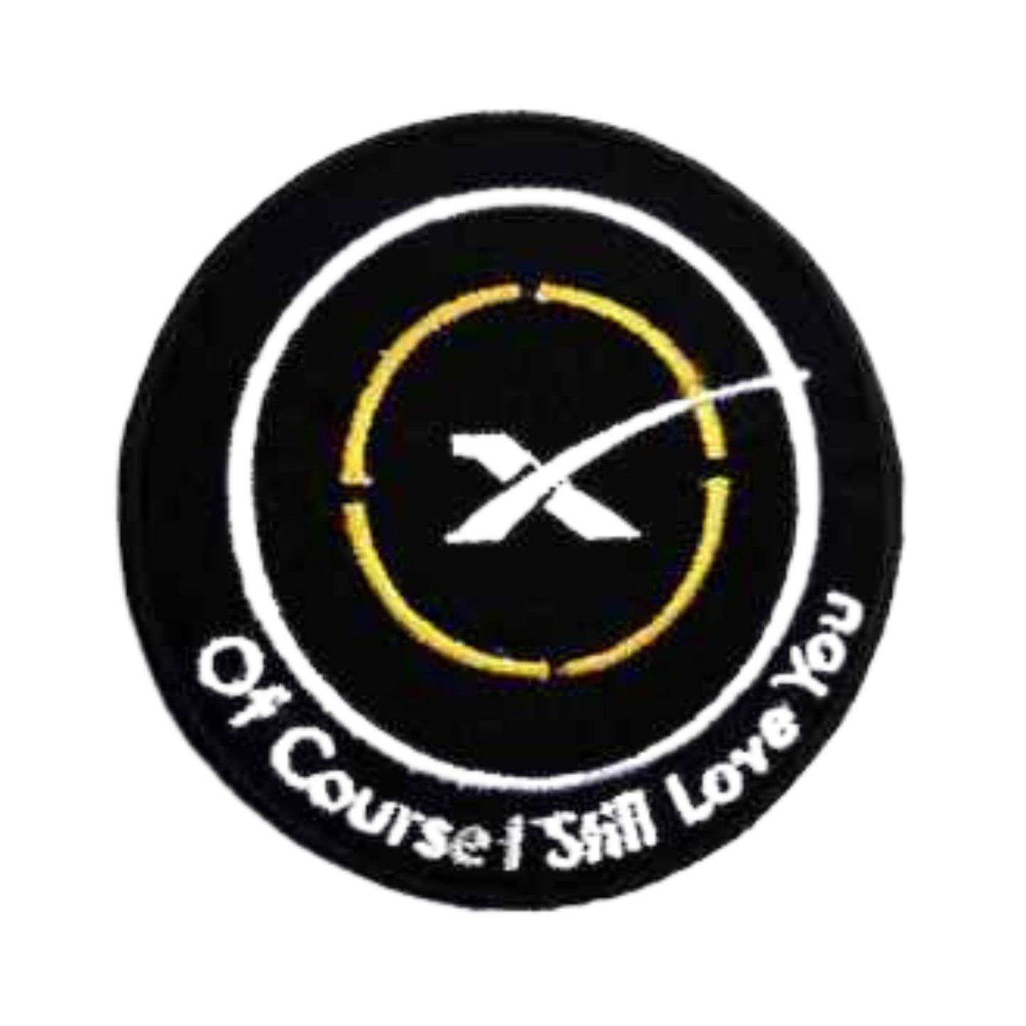 of Course I Still Love You Embroidery Iron-On Patches for Clothing Sew-On Applique for DIY Crafts Denim Jackets Jeans Backpacks