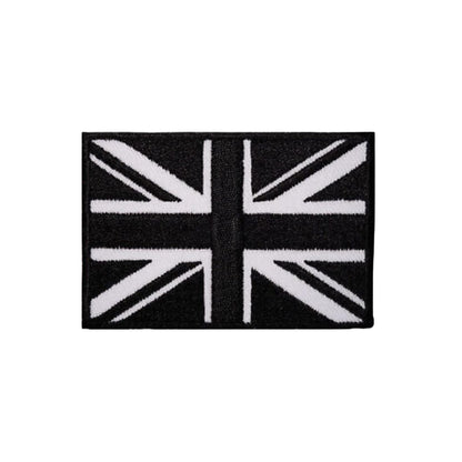 UK and England National Flag Embroidered Patches – Iron On/Sew On Badge in Different Shapes and Various Sizes for Jackets, Backpacks, Hats and DIY Crafts.