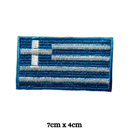 Country Flag Embroidered Patch – Iron On / Sew On National Flag Badge | All Countries Available | Jacket, Backpack, Hat, Uniform – Choose Your Country (A-J)