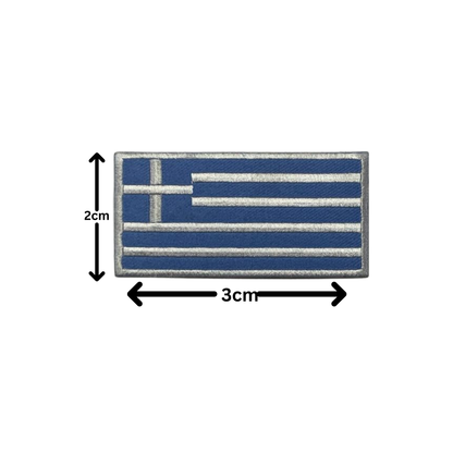 All Country Flag Patches (3 × 2 cm), Embroidered Iron-On/Sew On National Flags, Badge Traveler Gift Patch for Jacket, Backpack, Hat DIY Craft