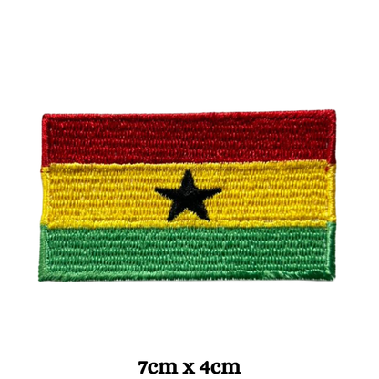 Country Flag Embroidered Patch – Iron On / Sew On National Flag Badge | All Countries Available | Jacket, Backpack, Hat, Uniform – Choose Your Country (A-J)
