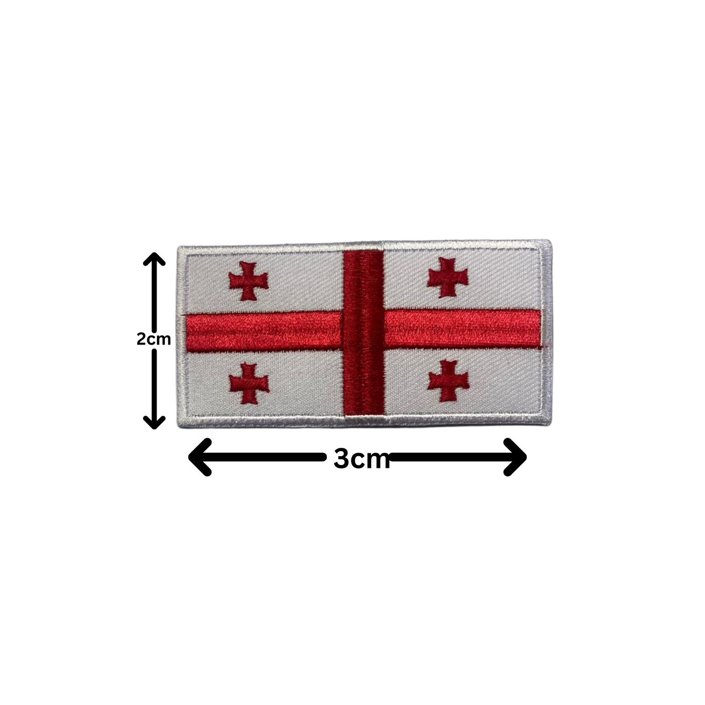 All Country Flag Patches (3 × 2 cm), Embroidered Iron-On/Sew On National Flags, Badge Traveler Gift Patch for Jacket, Backpack, Hat DIY Craft
