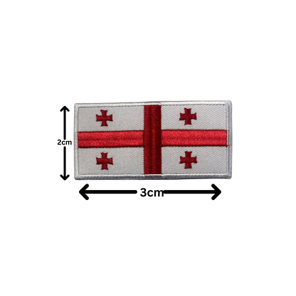 All Country Flag Patches (3 × 2 cm), Embroidered Iron-On/Sew On National Flags, Badge Traveler Gift Patch for Jacket, Backpack, Hat DIY Craft