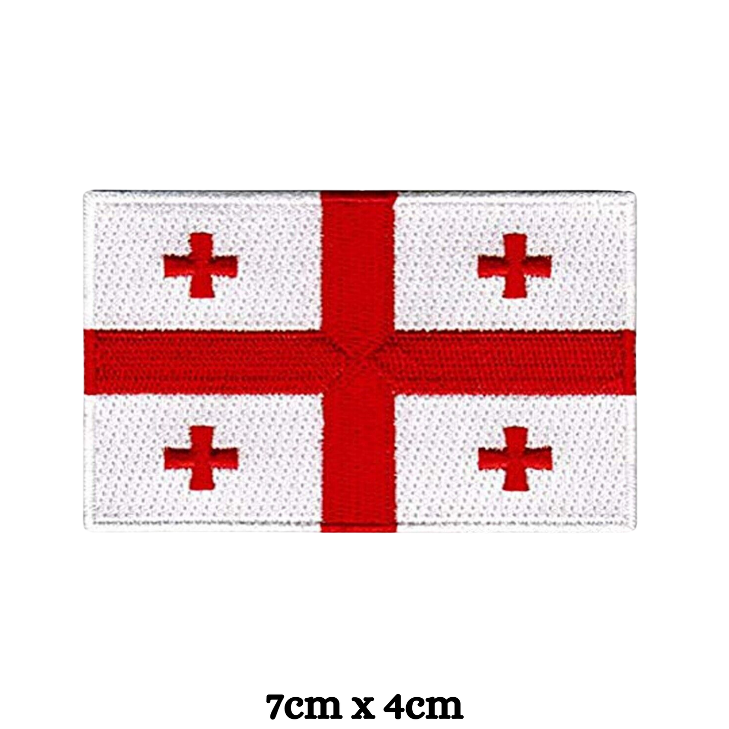 Country Flag Embroidered Patch – Iron On / Sew On National Flag Badge | All Countries Available | Jacket, Backpack, Hat, Uniform – Choose Your Country (A-J)