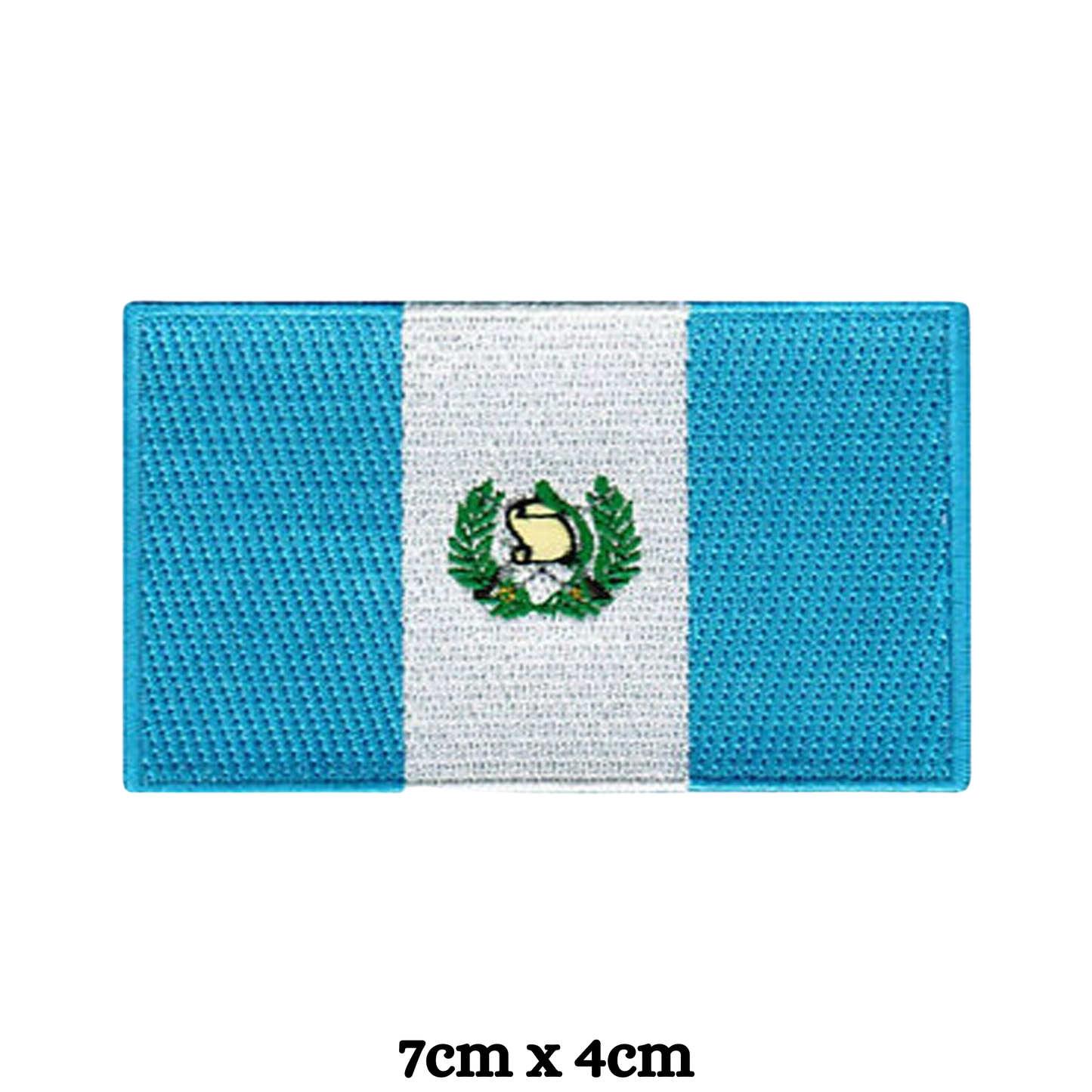 Country Flag Embroidered Patch – Iron On / Sew On National Flag Badge | All Countries Available | Jacket, Backpack, Hat, Uniform – Choose Your Country (A-J)