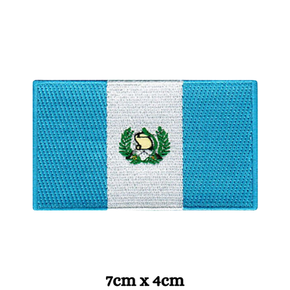 Country Flag Embroidered Patch – Iron On / Sew On National Flag Badge | All Countries Available | Jacket, Backpack, Hat, Uniform – Choose Your Country (A-J)