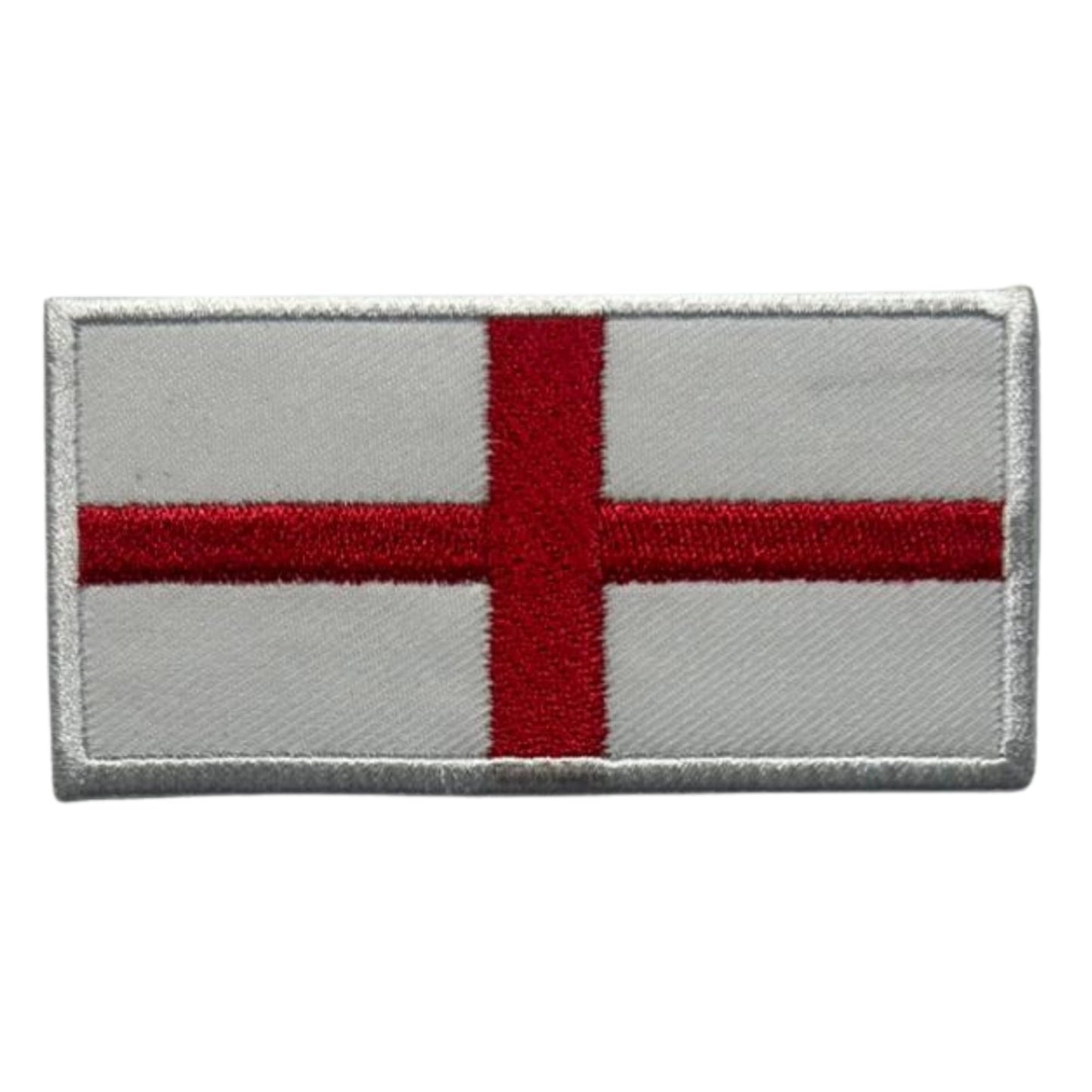 UK and England National Flag Embroidered Patches – Iron On/Sew On Badge in Different Shapes and Various Sizes for Jackets, Backpacks, Hats and DIY Crafts.