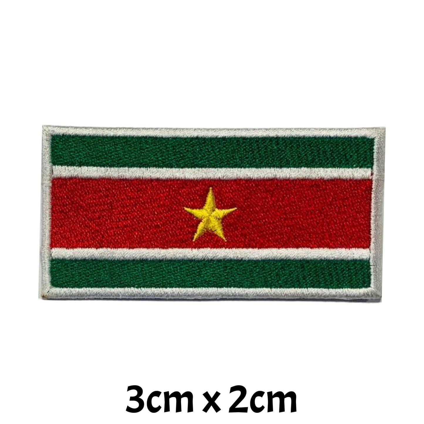 All Country Flag Patches (3 × 2 cm), Embroidered Iron-On/Sew On National Flags, Badge Traveler Gift Patch for Jacket, Backpack, Hat DIY Craft