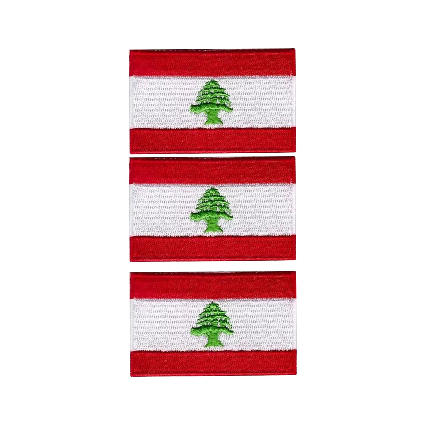 3 Pieces All Countries Flag Patches, 7×4 cm Embroidered Iron-On/Sew On National Flags, World Country Badge Appliques for Vest, Jacket, Backpack, Hat,(A-J)