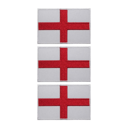 3 Pieces All Countries Flag Patches, 7×4 cm Embroidered Iron-On/Sew On National Flags, World Country Badge Appliques for Vest, Jacket, Backpack, Hat, (T-Z)