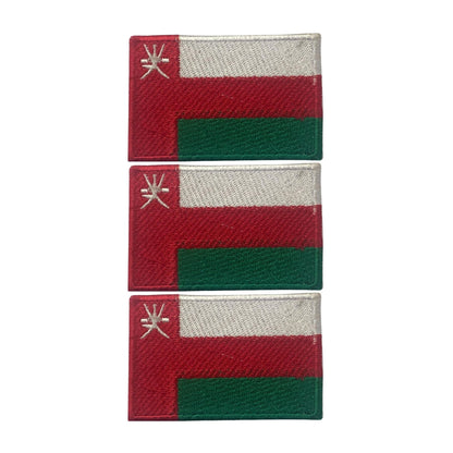 3 Pieces All Countries Flag Patches, 7×4 cm Embroidered Iron-On/Sew On National Flags, World Country Badge Appliques for Vest, Jacket, Backpack, Hat,(A-J)