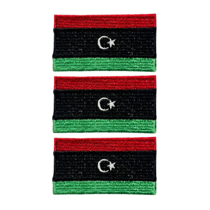 3 Pieces All Countries Flag Patches, 7×4 cm Embroidered Iron-On/Sew On National Flags, World Country Badge Appliques for Vest, Jacket, Backpack, Hat, (T-Z)