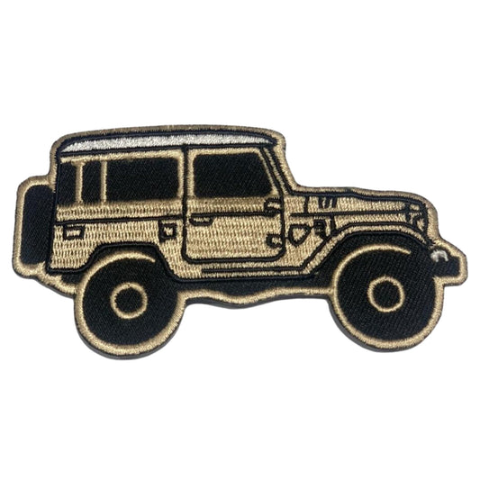 Jeep Off Road Vehicle Embroidery Iron-On Patches for Clothing Sew-On Applique for DIY Crafts Denim Jackets Jeans Backpacks