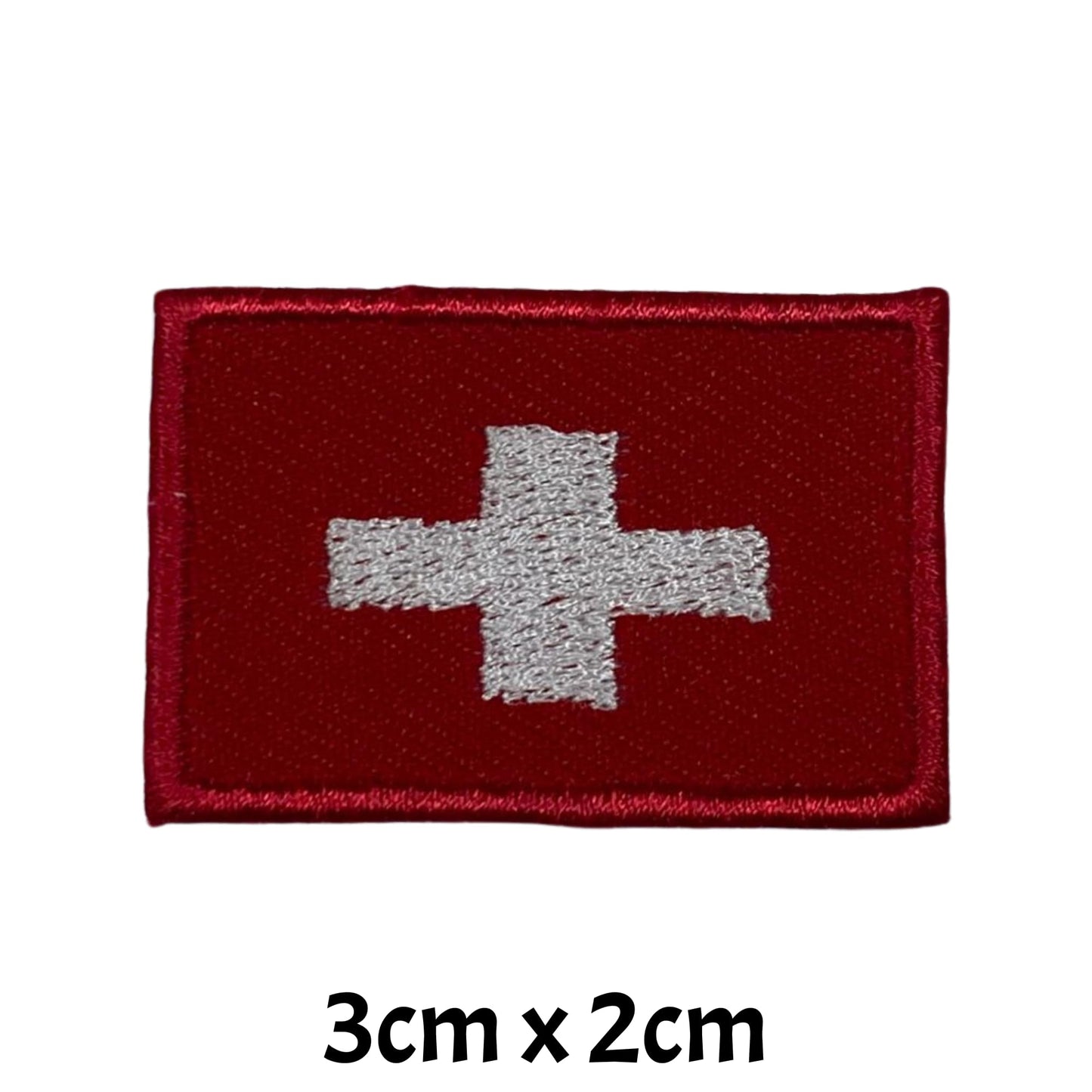 All Country Flag Patches (3 × 2 cm), Embroidered Iron-On/Sew On National Flags, Badge Traveler Gift Patch for Jacket, Backpack, Hat DIY Craft (T-Z)