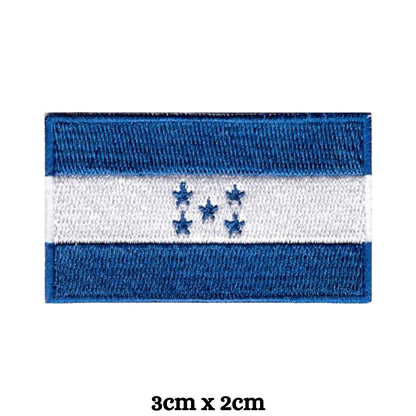 All Country Flag Patches (3 × 2 cm), Embroidered Iron-On/Sew On National Flags, Badge Traveler Gift Patch for Jacket, Backpack, Hat DIY Craft
