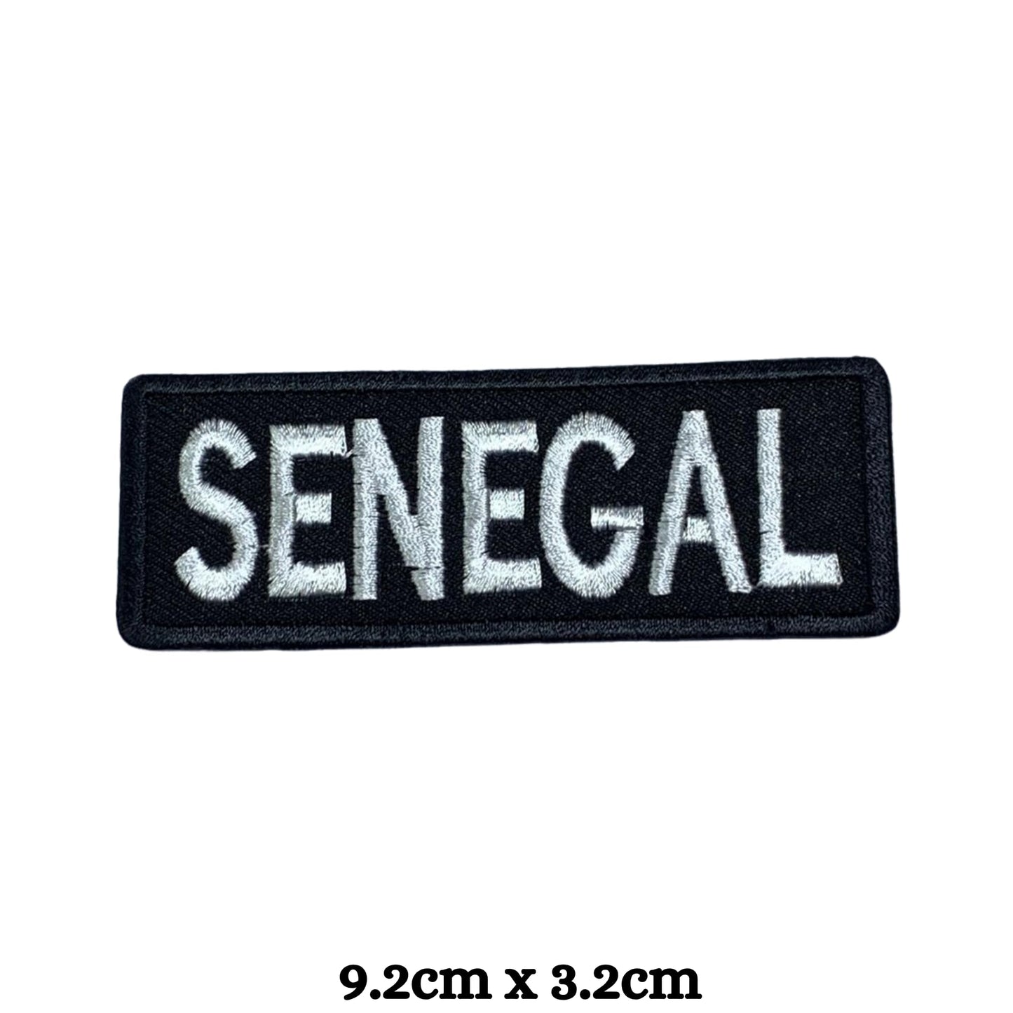 Senegal Flag Embroidered Patches, Iron-On/Sew-On Applique, Shield, Round, Heart and Rectangle Flag Badges for Jackets, Bags, Uniforms, Various Sizes