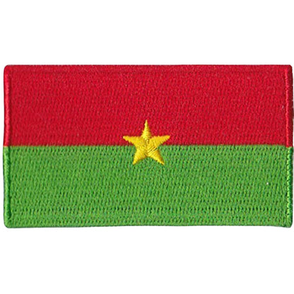 All Country Flag Patches (3 × 2 cm), Embroidered Iron-On/Sew On National Flags, Badge Traveler Gift Patch for Jacket, Backpack, Hat DIY Craft (K-S)