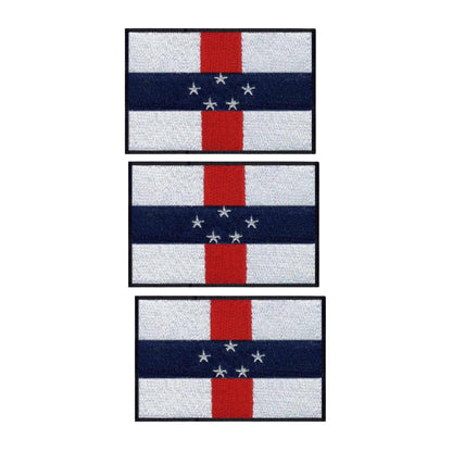 3 Pieces All Countries Flag Patches, 7×4 cm Embroidered Iron-On/Sew On National Flags, World Country Badge Appliques for Vest, Jacket, Backpack, Hat,(A-J)