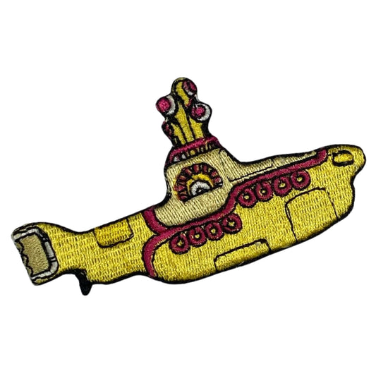 Yellow Submarine Embroidery Iron-On Patches for Clothing Sew-On Applique for DIY Crafts Denim Jackets Jeans Backpacks