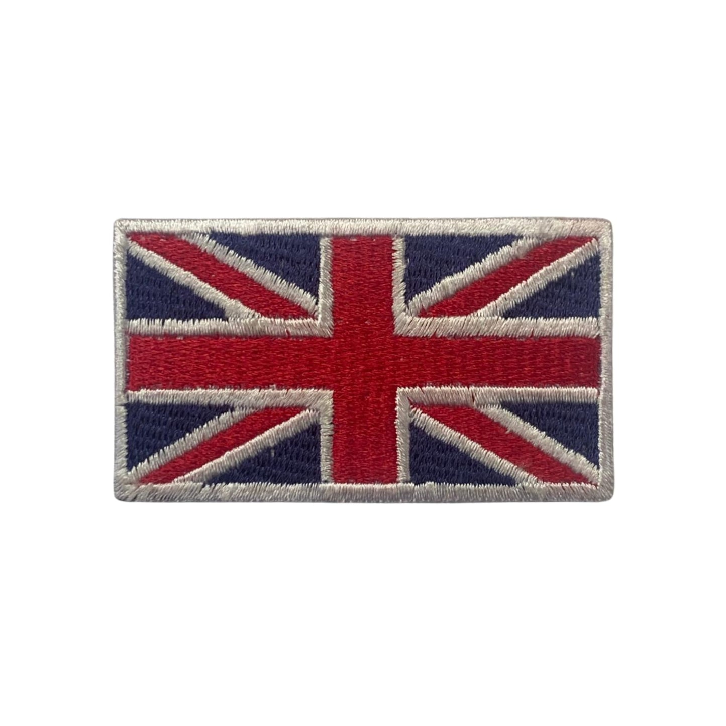 UK and England National Flag Embroidered Patches – Iron On/Sew On Badge in Different Shapes and Various Sizes for Jackets, Backpacks, Hats and DIY Crafts.