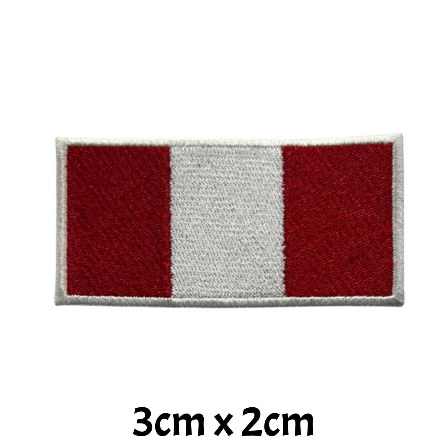 All Country Flag Patches (3 × 2 cm), Embroidered Iron-On/Sew On National Flags, Badge Traveler Gift Patch for Jacket, Backpack, Hat DIY Craft (K-S)