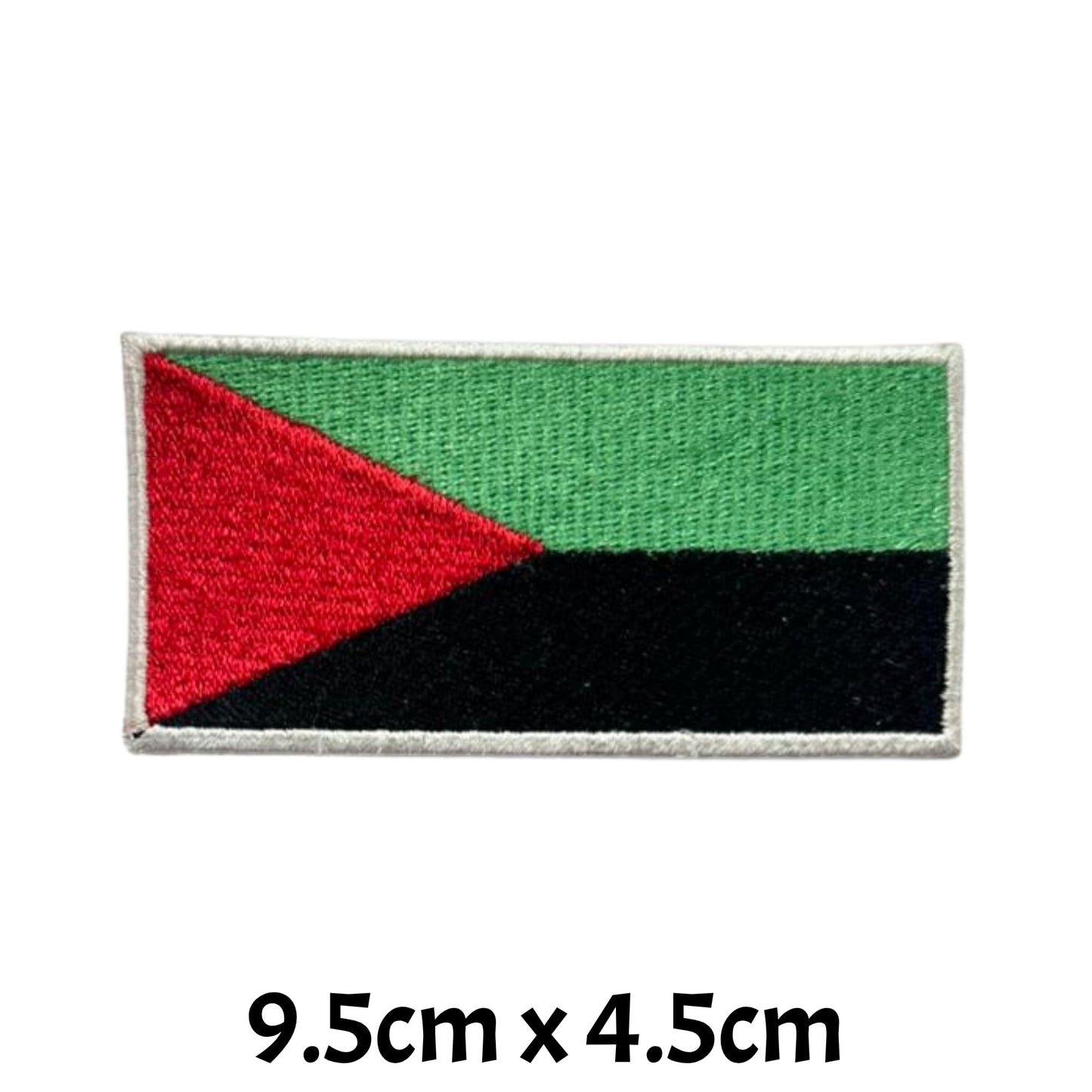 Martinique Flag Embroidered Patch Set, Iron-On or Sew-On Applique Badges, Rectangle Shield Round Heart Shapes, for Jackets, Backpacks, Hats, Uniforms and Various Sizes