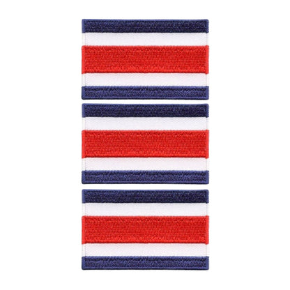 3 Pieces All Countries Flag Patches, 7×4 cm Embroidered Iron-On/Sew On National Flags, World Country Badge Appliques for Vest, Jacket, Backpack, Hat, (T-Z)