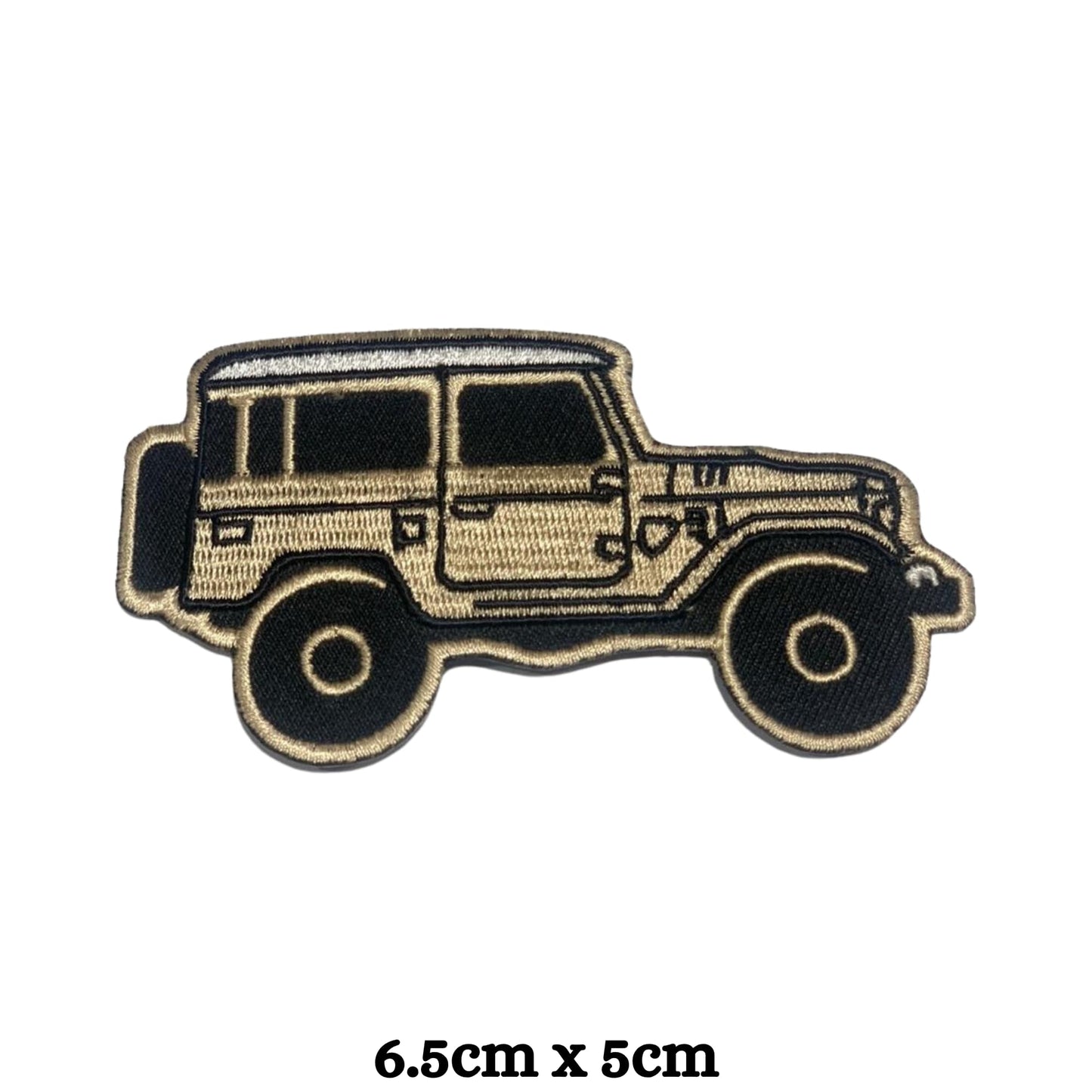 Jeep Off Road Vehicle Embroidery Iron-On Patches for Clothing Sew-On Applique for DIY Crafts Denim Jackets Jeans Backpacks