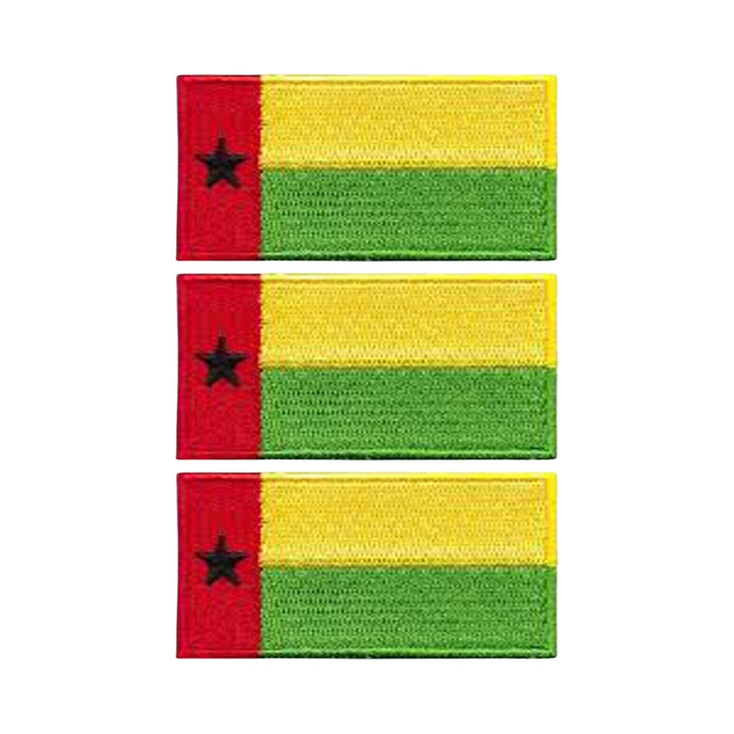 3 Pieces All Countries Flag Patches, 7×4 cm Embroidered Iron-On/Sew On National Flags, World Country Badge Appliques for Vest, Jacket, Backpack, Hat,(A-J)