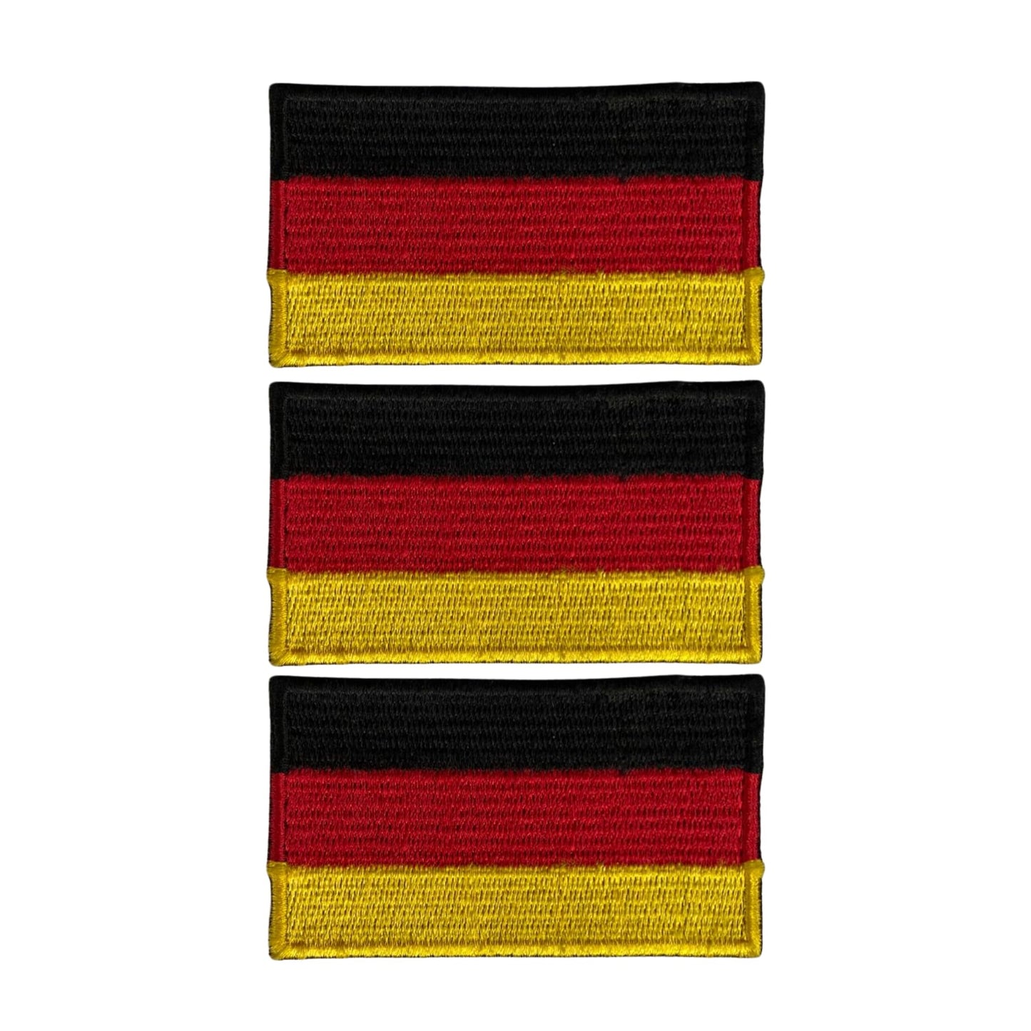 3 Pieces All Countries Flag Patches, 7×4 cm Embroidered Iron-On/Sew On National Flags, World Country Badge Appliques for Vest, Jacket, Backpack, Hat, (K-S)
