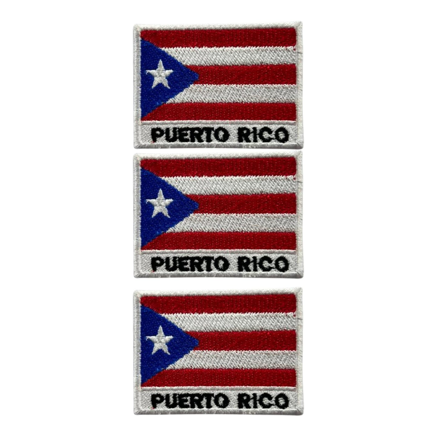 National Country Flag Iron On Patch, Set of 3, Embroidered Fabric Applique, 7cm x 5cm, Rectangular, United Kingdom Theme, for Jackets, Bags, Hats and Crafts (A-J)