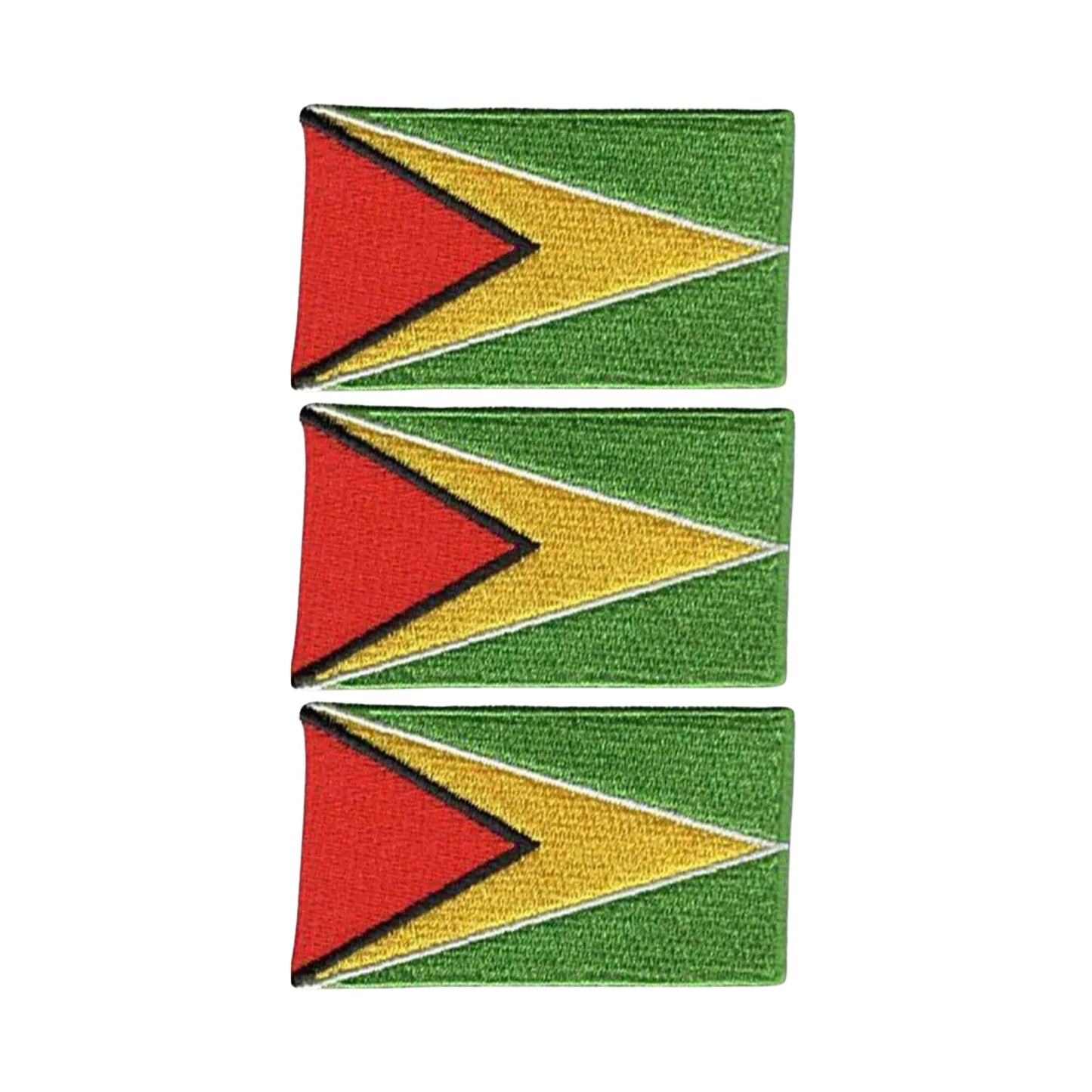 3 Pieces All Countries Flag Patches, 7×4 cm Embroidered Iron-On/Sew On National Flags, World Country Badge Appliques for Vest, Jacket, Backpack, Hat, (T-Z)