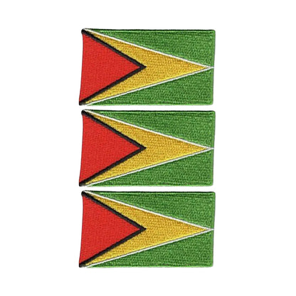3 Pieces All Countries Flag Patches, 7×4 cm Embroidered Iron-On/Sew On National Flags, World Country Badge Appliques for Vest, Jacket, Backpack, Hat, (T-Z)