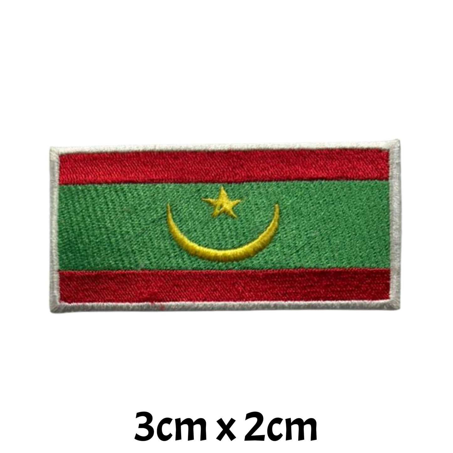 All Country Flag Patches (3 × 2 cm), Embroidered Iron-On/Sew On National Flags, Badge Traveler Gift Patch for Jacket, Backpack, Hat DIY Craft (T-Z)