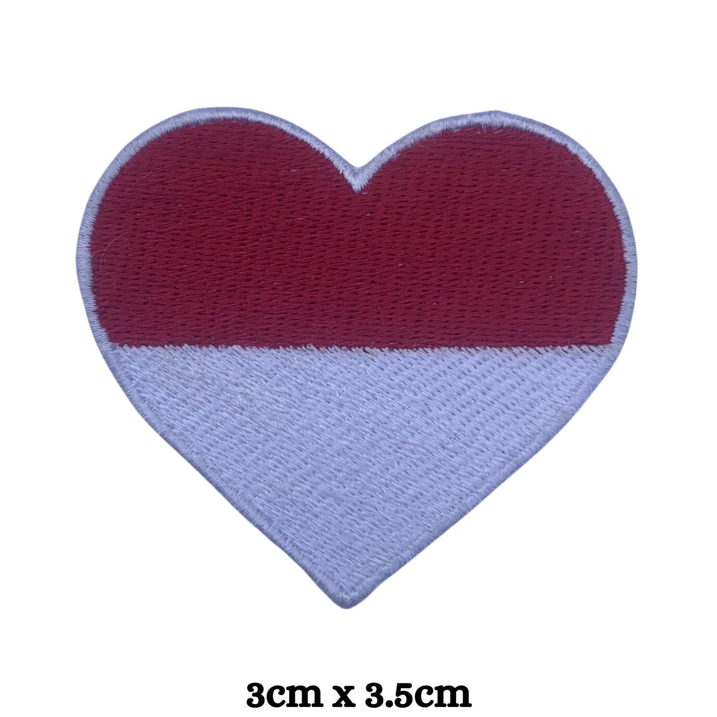 Monaco Flag Embroidered Patch Set, Iron-On or Sew-On Applique Badges, Rectangle Shield Round Heart Shapes, for Jackets, Backpacks, Hats, Uniforms and Various Sizes